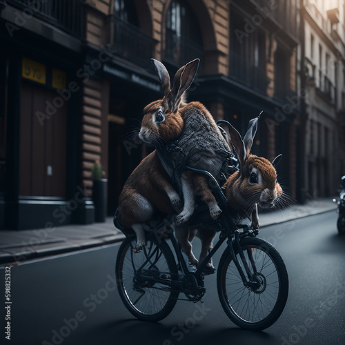 bicycle in front of a building