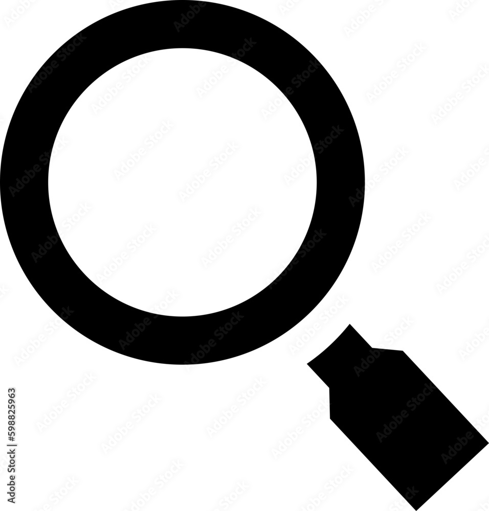 Magnifying glass search icon Magnifying glass search icon