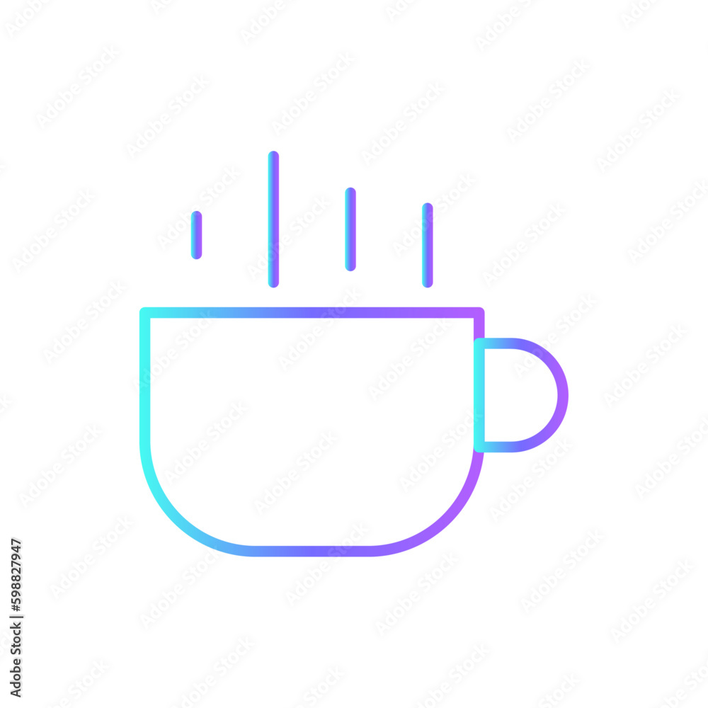 Coffee Business icon with blue duotone style. drink, mug, hot, espresso, beverage, cafe, caffeine. Vector illustration Coffee Business icon with blue duotone style. drink, mug, hot, espresso, beverage, cafe, caffeine. Vector illustration