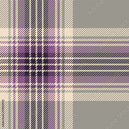 Border Lochcarron tartan plaid. Scottish pattern fabric swatch close-up. photo