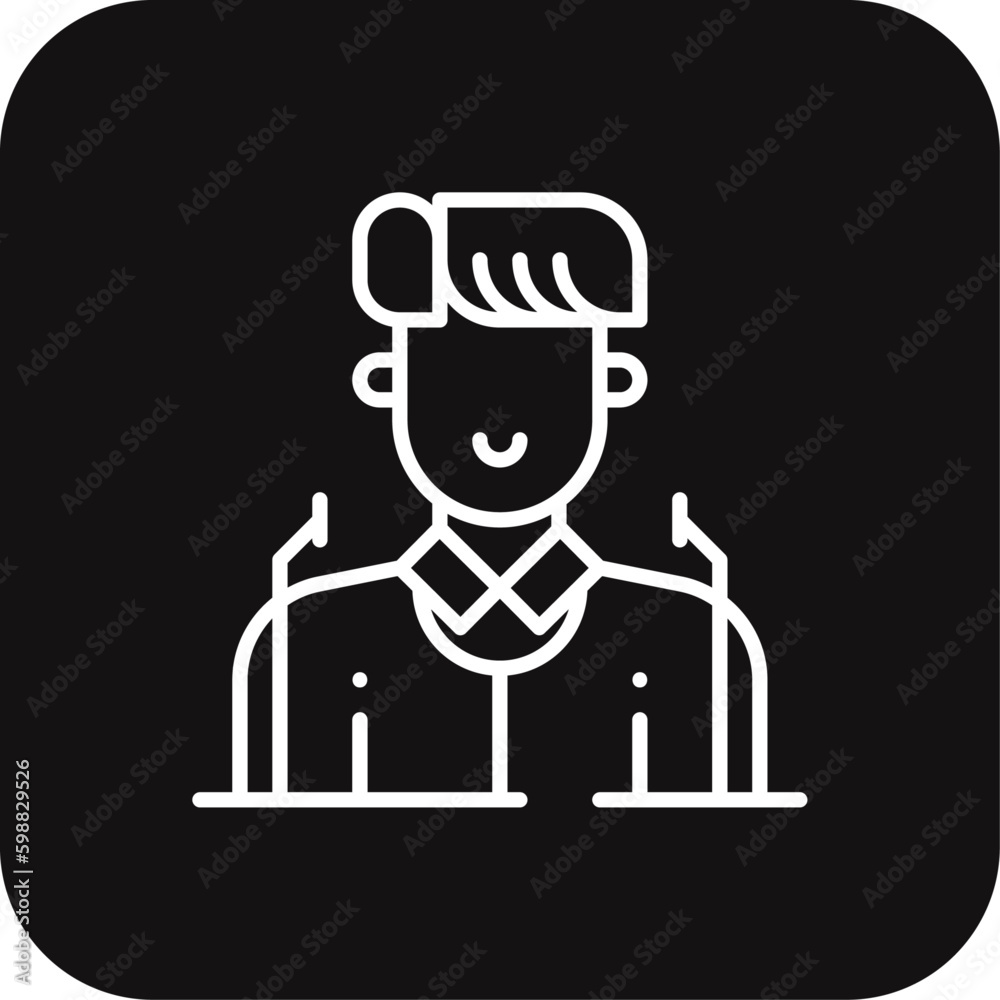 Speaker Team work icon with black filled line style. speech, sound, communication, equipment, audio, communicate, broadcast. Vector illustration Speaker Team work icon with black filled line style. speech, sound, communication, equipment, audio, communicate, broadcast. Vector illustration