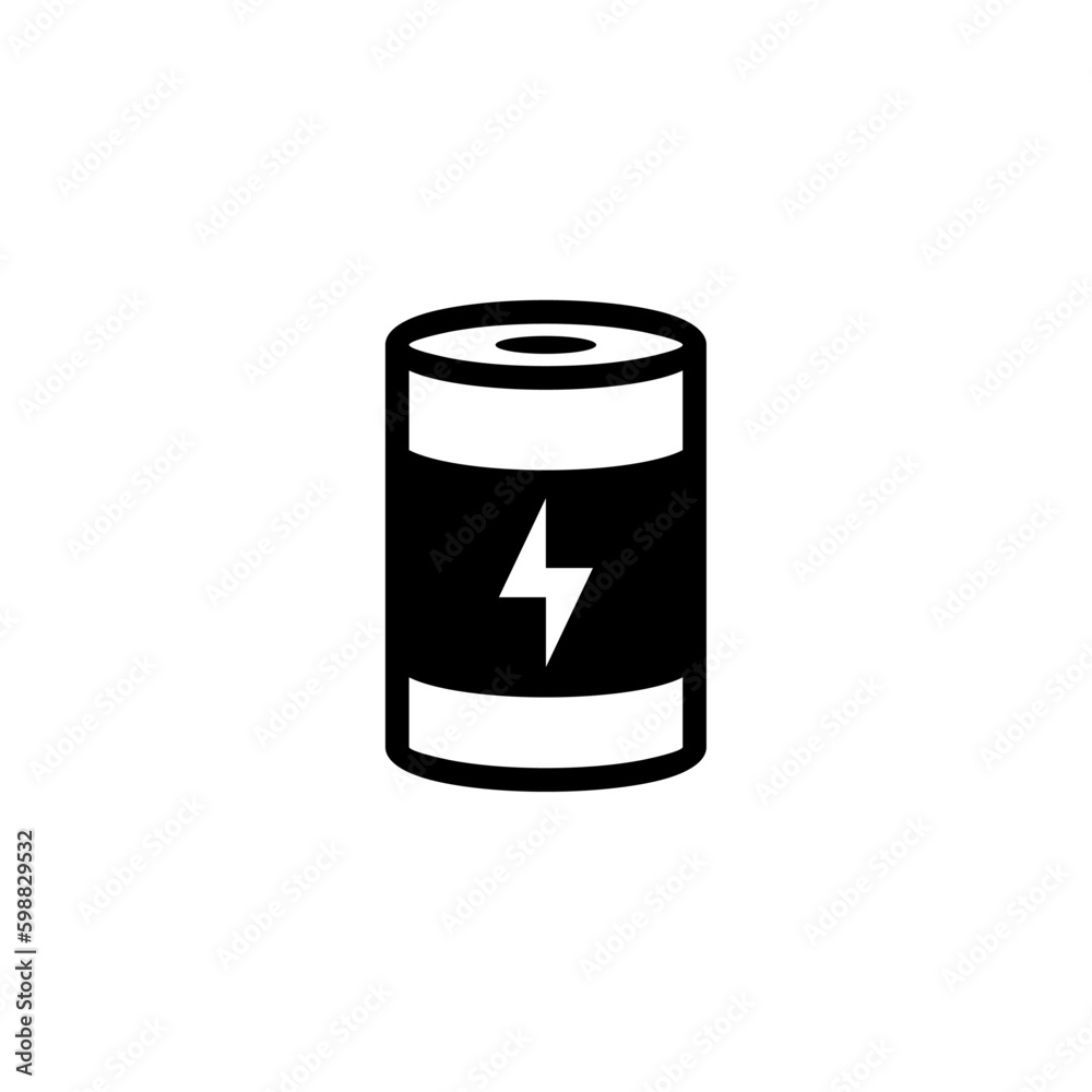 simple battery icon illustration vector simple battery icon illustration vector