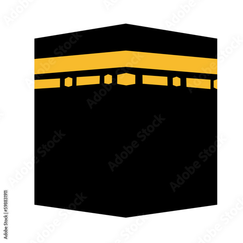 Kaaba Islamic Building Illustration