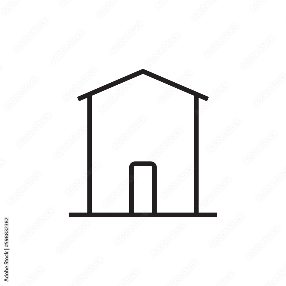 Smart House Technology icon with black outline style. security, internet, building, technology, system, modern, automation. Vector illustration Smart House Technology icon with black outline style. security, internet, building, technology, system, modern, automation. Vector illustration