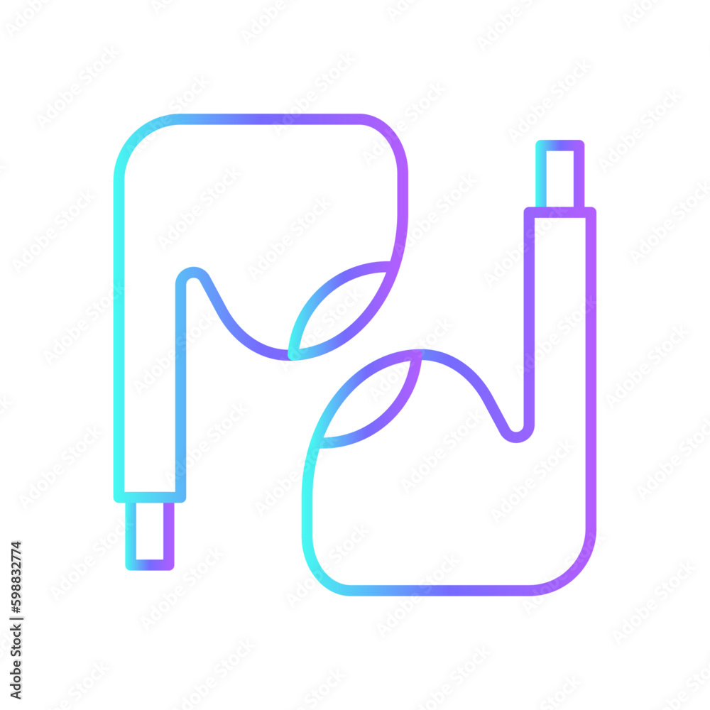 Headset Technology icon with blue duotone style. call, support, service, headphone, microphone, speaker, device. Vector illustration Headset Technology icon with blue duotone style. call, support, service, headphone, microphone, speaker, device. Vector illustration