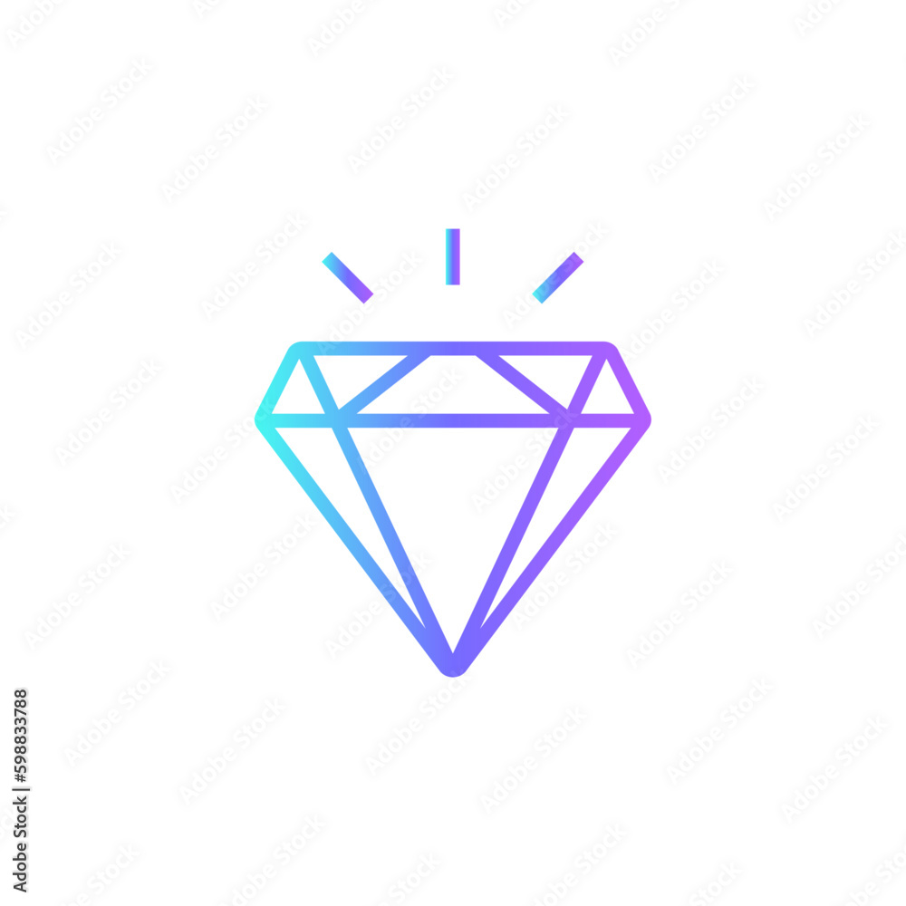 Diamond Finance and economy icon with blue duotone style. gift, dollar, gold, jewelry, gemstone, precious, collection. Vector illustration Diamond Finance and economy icon with blue duotone style. gift, dollar, gold, jewelry, gemstone, precious, collection. Vector illustration