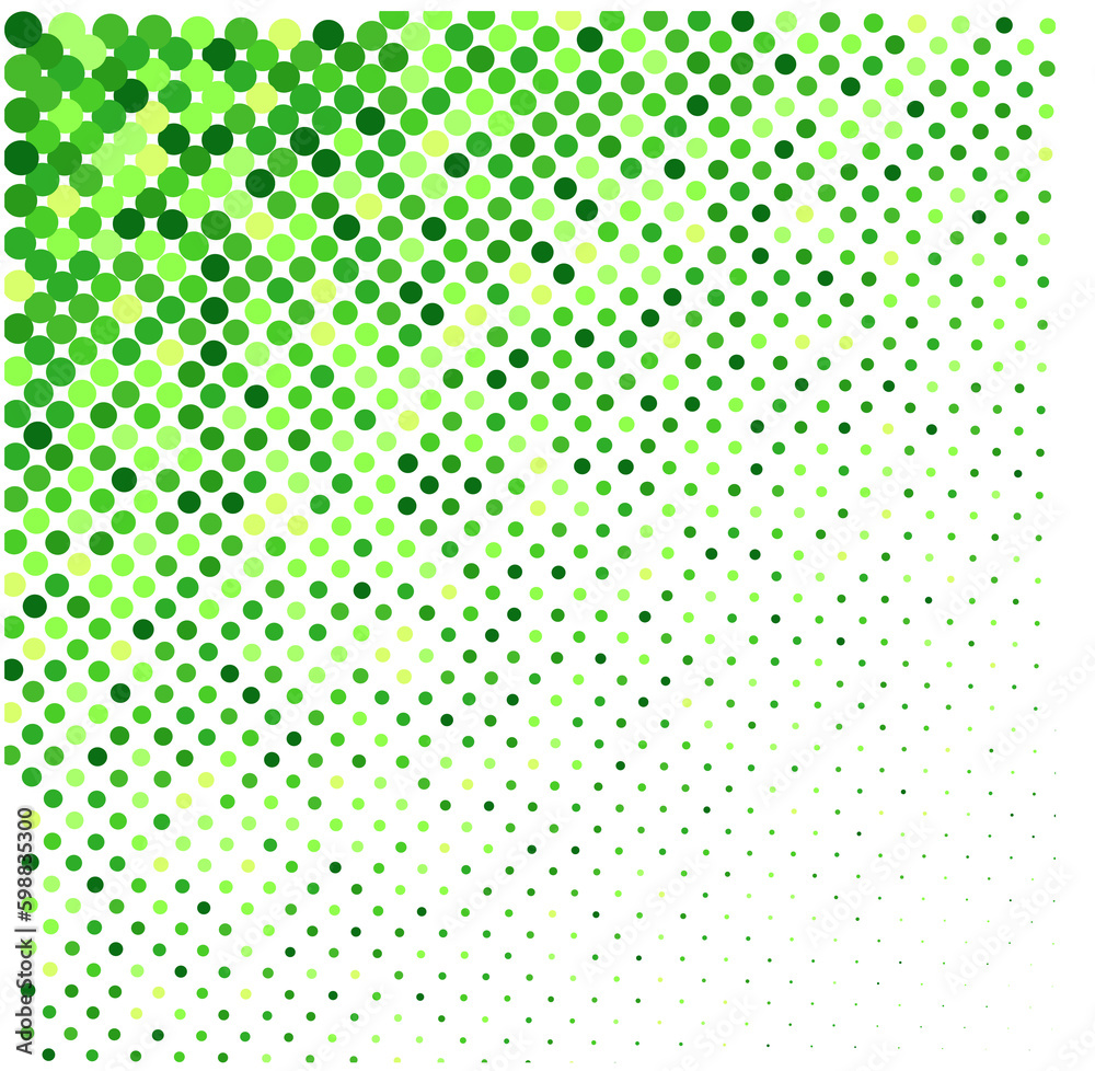 pattern with  green dots