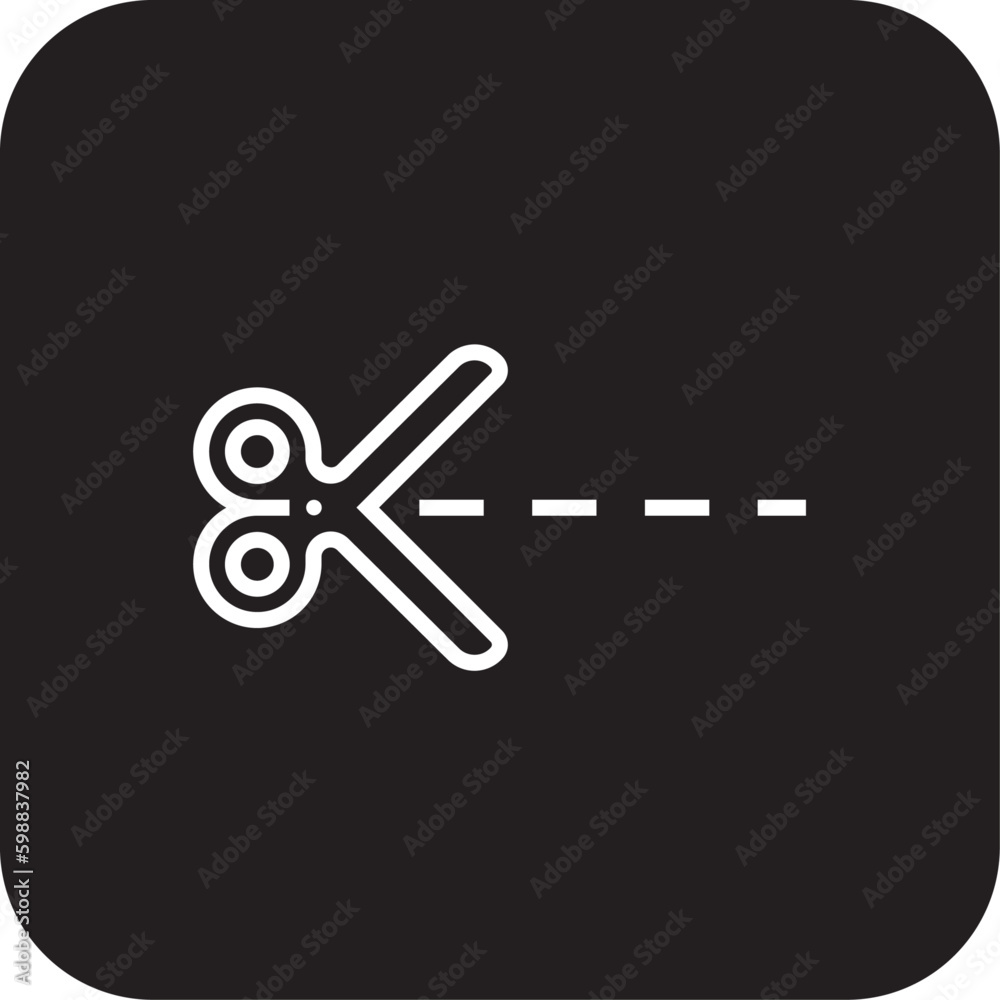 Open Here Shopping icon with black filled line style. package, arrow, tear, scissors, corner, packet, across. Vector illustration Open Here Shopping icon with black filled line style. package, arrow, tear, scissors, corner, packet, across. Vector illustration