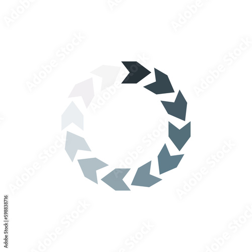 Refresh, reload, recycle vector icon