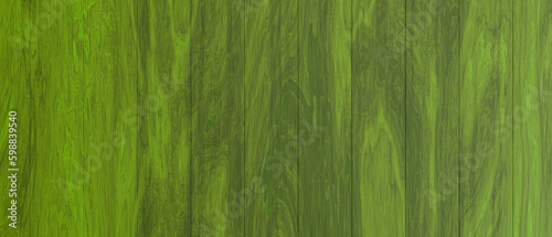 Wood background with abstract texture and green color