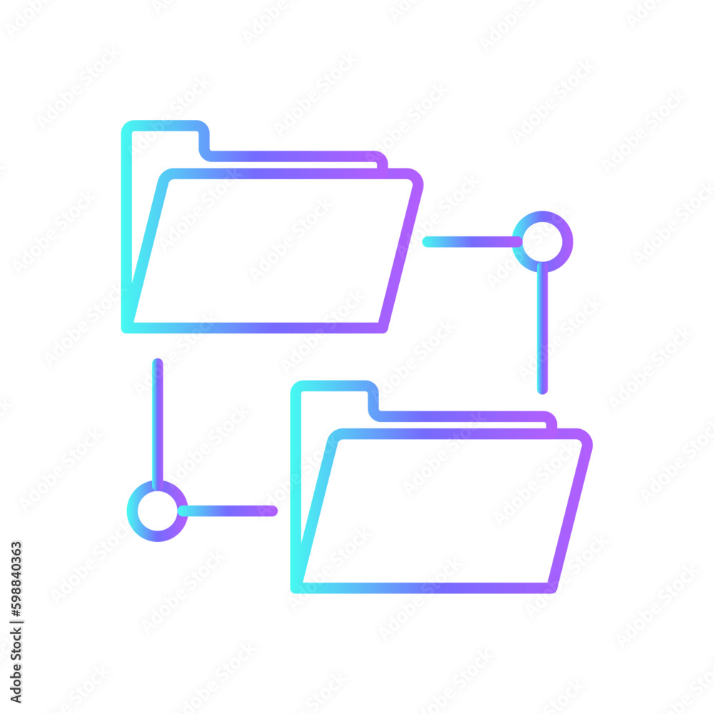 Data Connection Information technology icon with blue duotone style. technology, network, information, media, global, connect, share. Vector illustration Data Connection Information technology icon with blue duotone style. technology, network, information, media, global, connect, share. Vector illustration