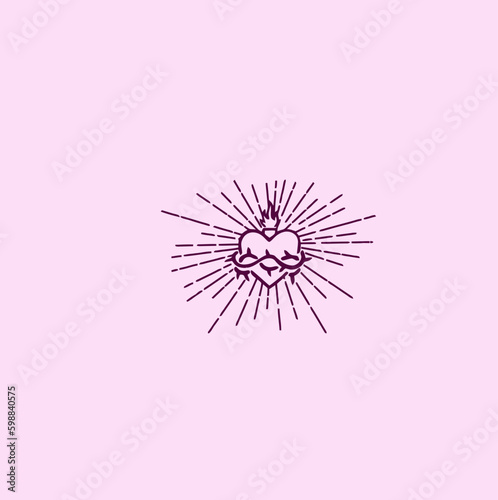 THESE HIGH QUALITY SACRED HEART JESUS VECTOR FOR USING VARIOUS TYPES OF DESIGN WORKS LIKE T-SHIRT, LOGO, TATTOO AND HOME WALL DESIGN