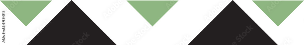 Geometric Memphis Triangle