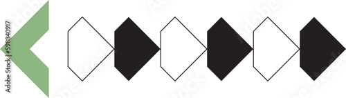 Geometric Memphis Triangle