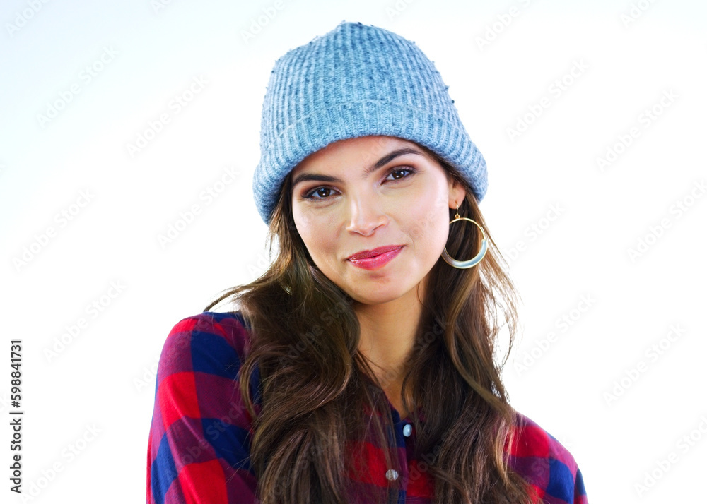Am I blushing yet. Portrait of a young woman posing against a white background. Am I blushing yet. Portrait of a young woman posing against a white background.
