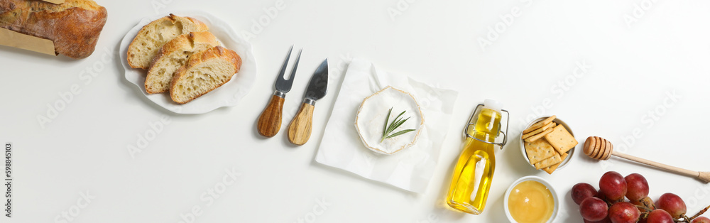 Concept of delicious French food - Camembert cheese Concept of delicious French food - Camembert cheese