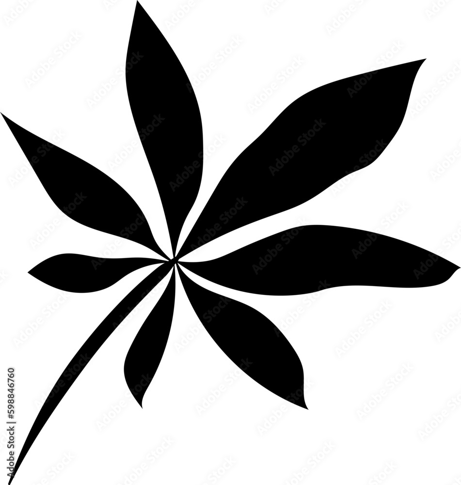 Leaf Silhouette Illustration Leaf Silhouette Illustration