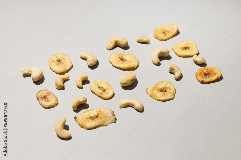 Tasty food concept - delicious dried fruits, tasty dried food