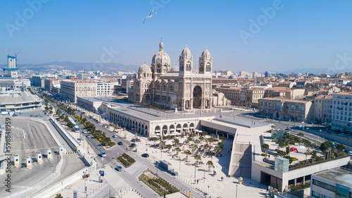 The Major Cathedral, Marseille, Provence, PACA, South, France, Europe