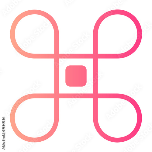 command gradient icon