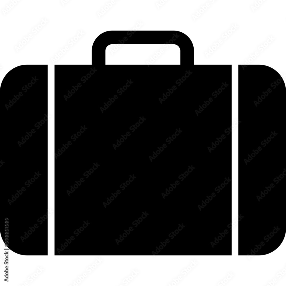 Black Baggage Tool Icon Black Baggage Tool Icon