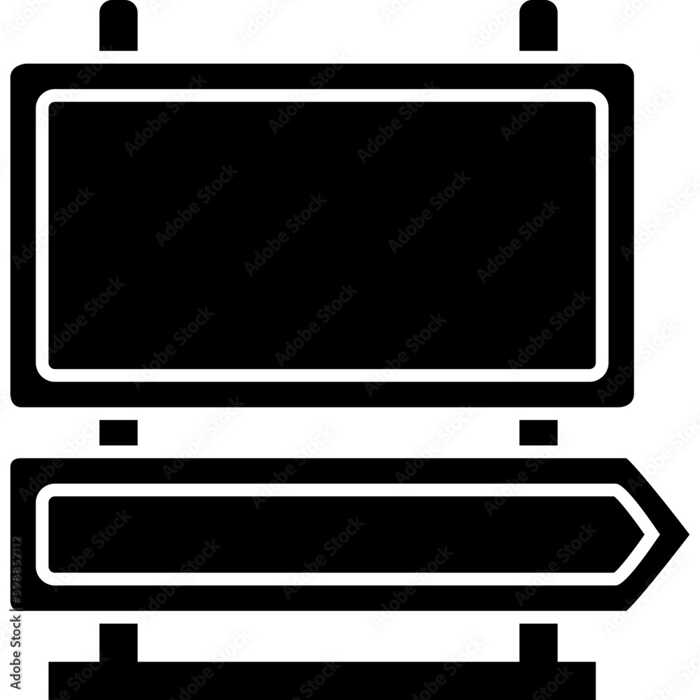 Rectangle And Arrow Signals Icon Rectangle And Arrow Signals Icon