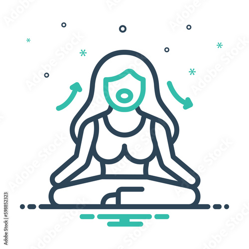 Mix icon for breathing 