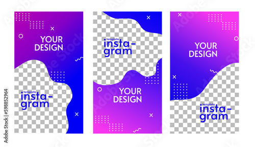 Set of stories template suitable for social media template, banner, poster, shop, discount, sale, promotional products  
