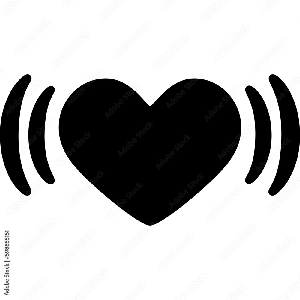 Obraz premium Heartbeat Icon