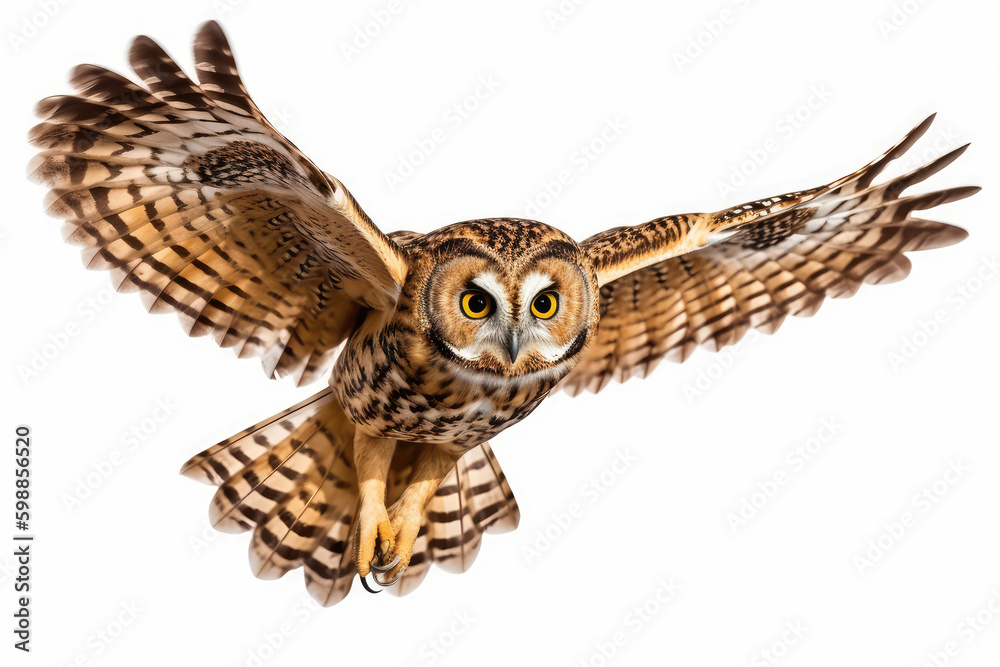Fototapeta premium owl isolated on white