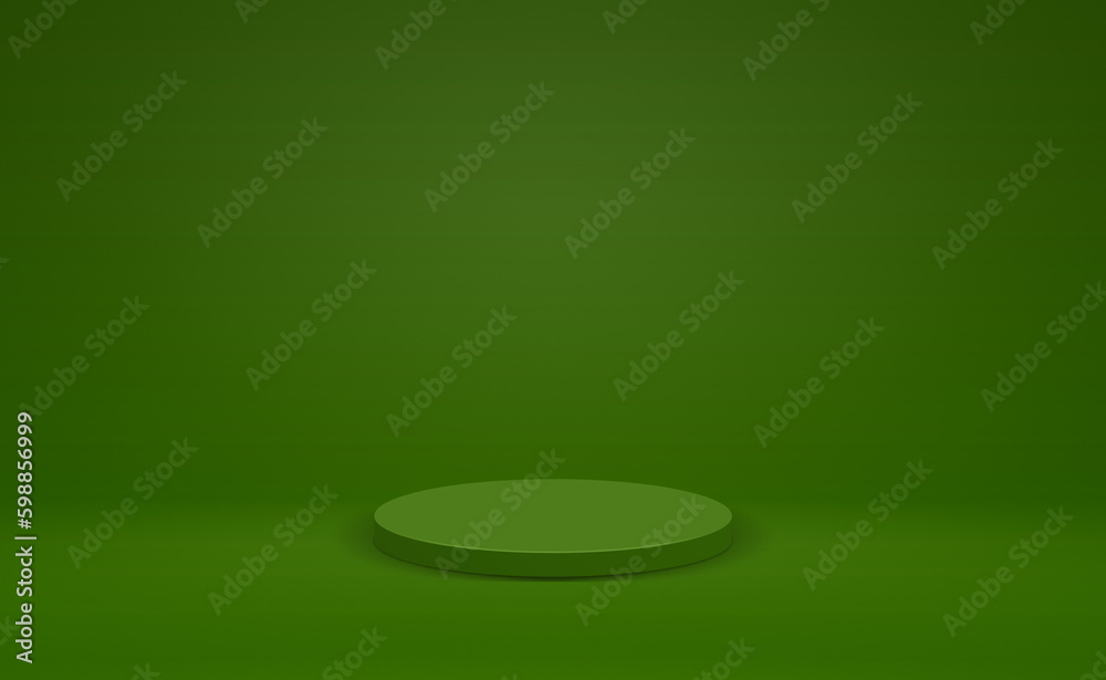 Abstract luxury blur green gradient, used as background studio wall for display your products. Plain studio background.