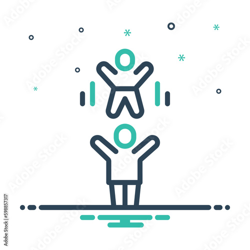 Mix icon for trust 