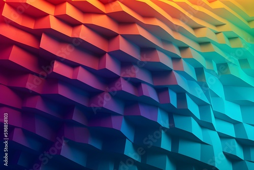 A captivating, textured gradient of shifting colors and shapes. AI-Generated image
