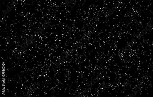 Star background. Flat  black  starry sky. Vector illustration