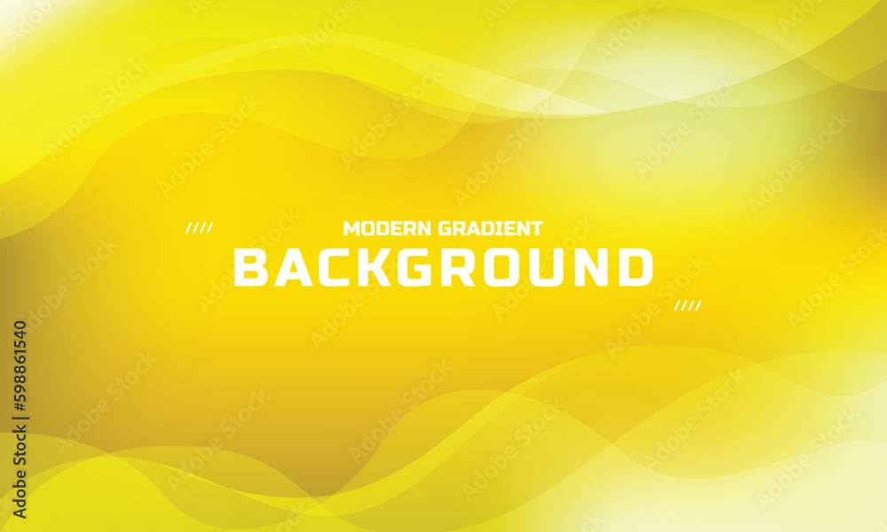 Yellow abstract wavy geometric background design