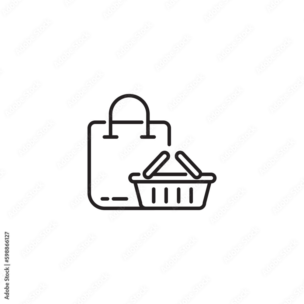 shopping bag icon, online store, shopping cart icon for app web logo banner poster button - SVG File shopping bag icon, online store, shopping cart icon for app web logo banner poster button - SVG File