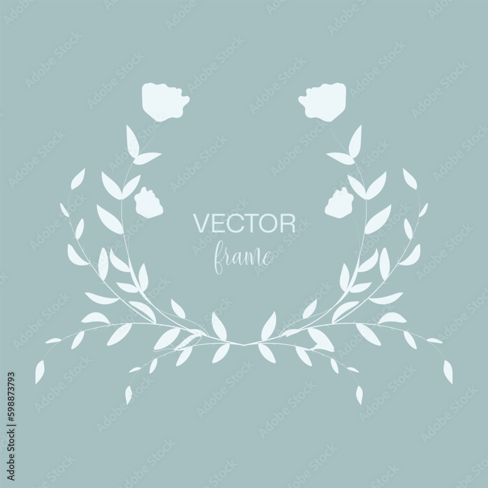 Fototapeta premium Abstract backgrounds, gentle tones with floral elements of handmade decor. Vector templates for flyer, poster, business card, postcard, magazine, social media post, banner, wedding invitation