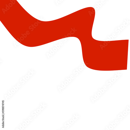 Indonesia flag.national flag.indonesia independance day.flag border. Ribbon banner