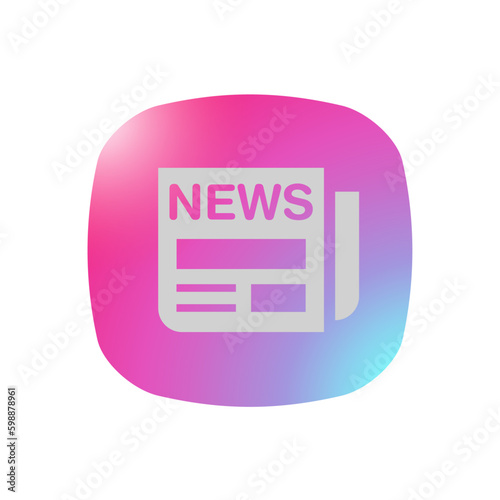 News Paper - Pictogram (icon) 