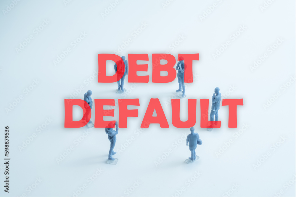 Background of DEBT DEFAULT,Financial concept Background of DEBT DEFAULT,Financial concept