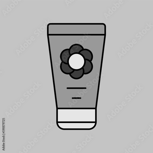 Baby cream moisturizer vector isolated icon