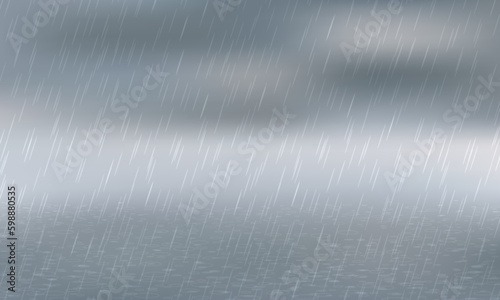 Rain with rain drops ready for your illustrations.