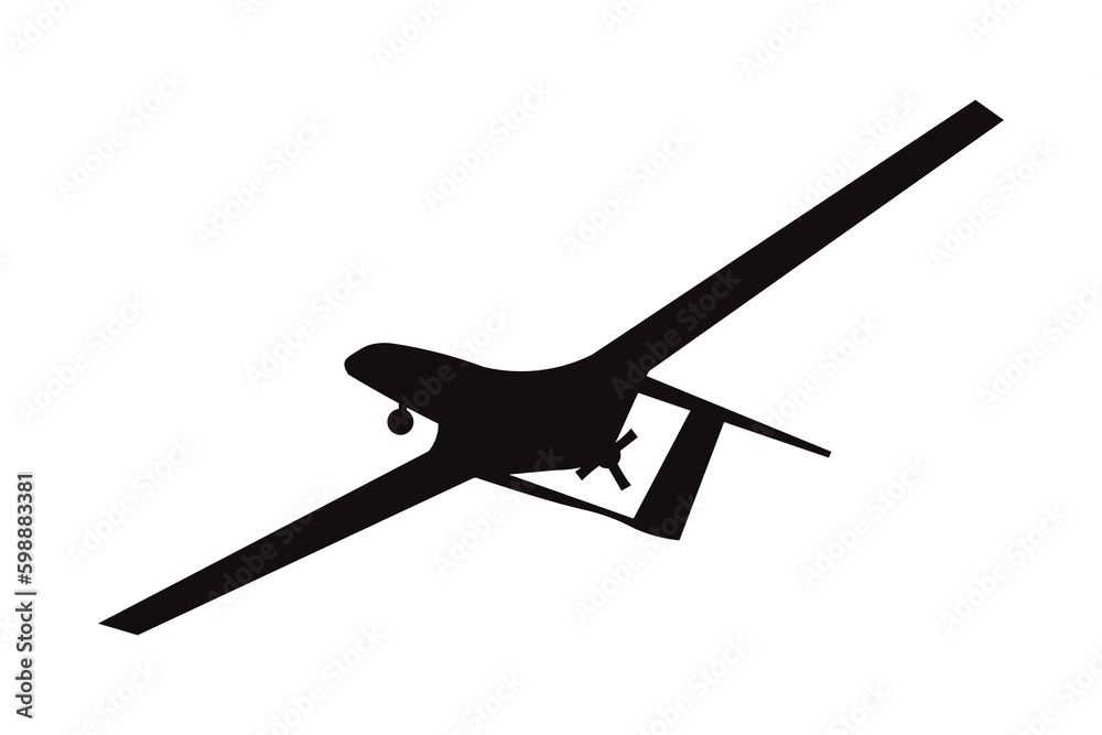 Bayraktar icon. War drone vector ilustration. Bayraktar icon. War drone vector ilustration.