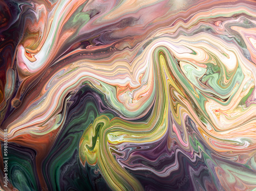 Acrylic Pour Color Liquid marble abstract surfaces Design. Acrylic Pour Color Liquid marble abstract surfaces Design.