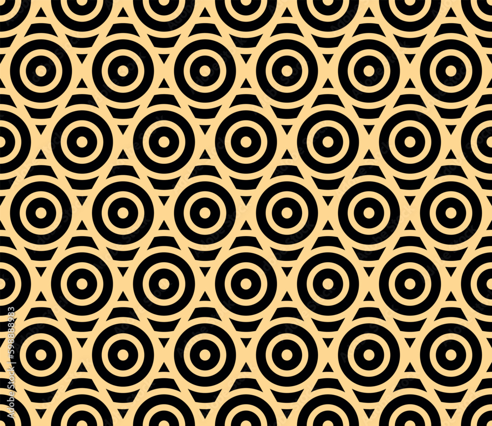 Abstract geometric pattern. A seamless vector background. Gold and black ornament. Graphic modern pattern. Simple lattice graphic design Abstract geometric pattern. A seamless vector background. Gold and black ornament. Graphic modern pattern. Simple lattice graphic design