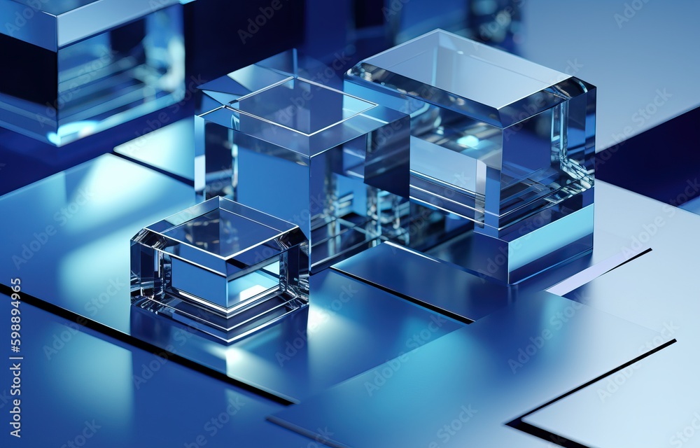 Technological modern background, generative ai Technological modern background, generative ai