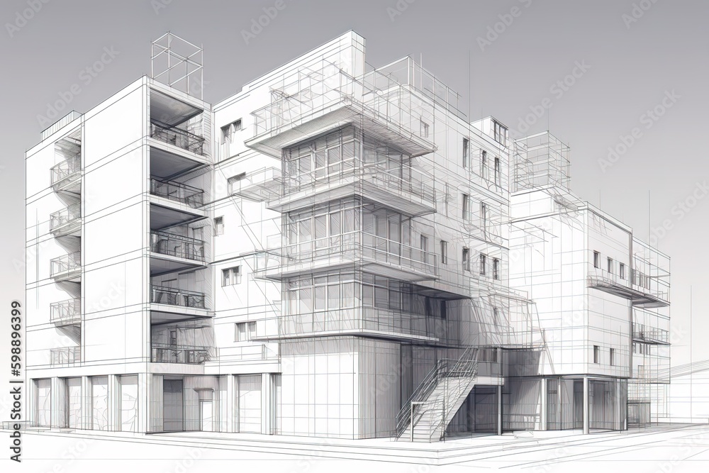sketch of house sketch of house