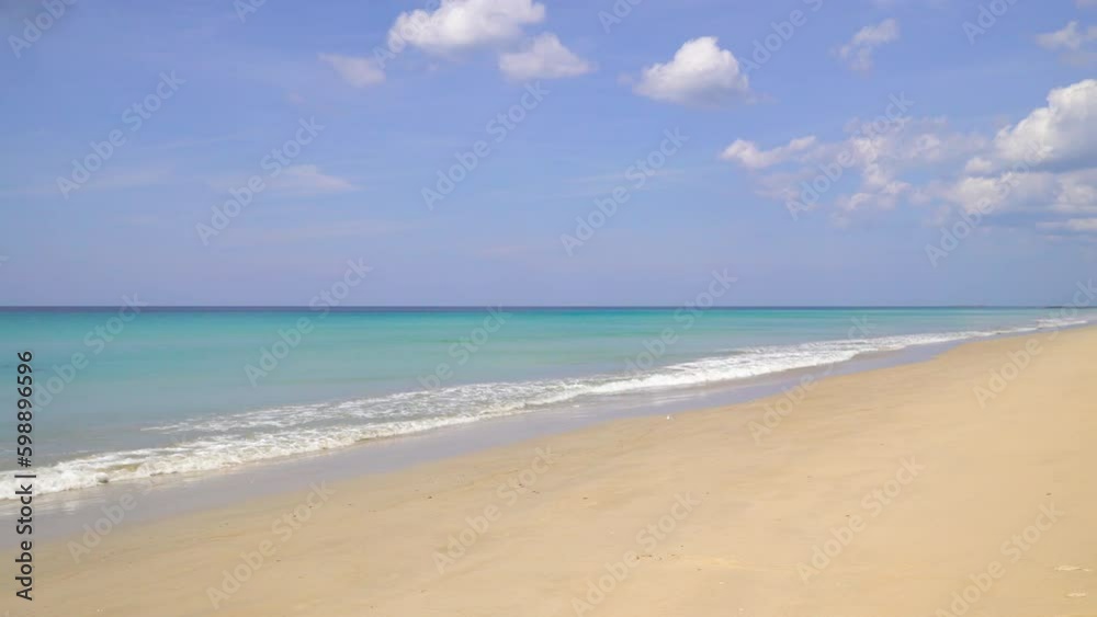 Foamy sea wave com in Beach sand beautiful in sunny summer sun wipeout tourist Phuket Thailand on January 2023 Foamy sea wave com in Beach sand beautiful in sunny summer sun wipeout tourist Phuket Thailand on January 2023