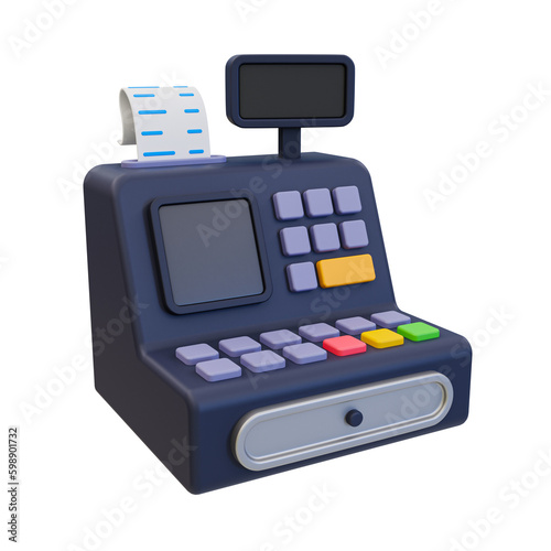 Foto 3d minimal shopping payment