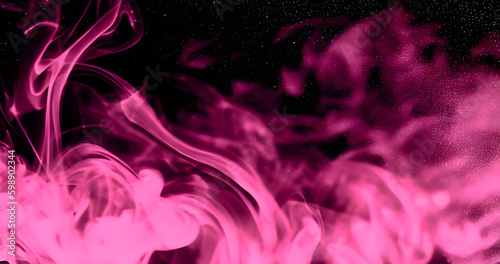 smoke on black pink